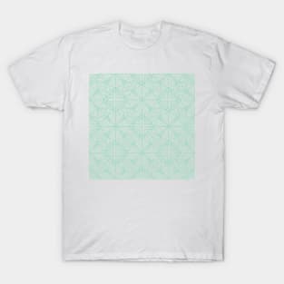 Geo Squares Mint Green T-Shirt